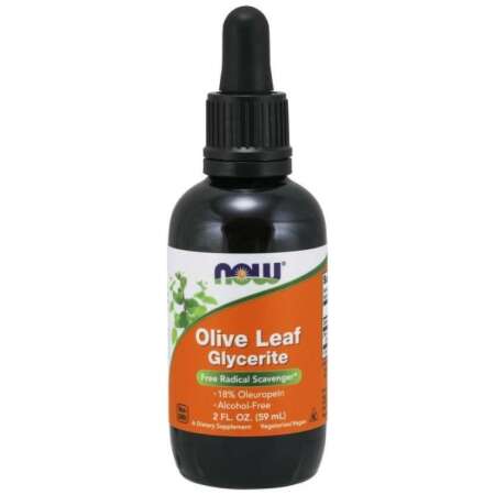 NOW Foods Olive Leaf Glycerite - 59 ml.