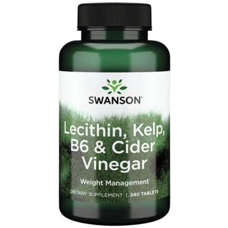 Swanson Lecithin, Kelp, B6 & Cider Vinegar - 240 tablets