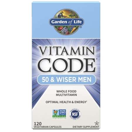 Garden of Life Vitamin Code 50 & Wiser Men - 120 vcaps