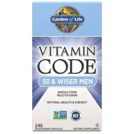 Garden of Life Vitamin Code 50 & Wiser Men - 240 vcaps