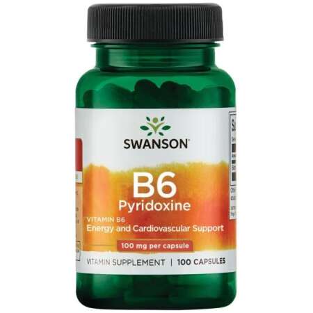 Swanson B6 Pyridoxine, 100mg - 100 caps