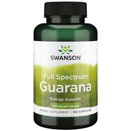 Swanson Full Spectrum Guarana, 500mg - 100 caps
