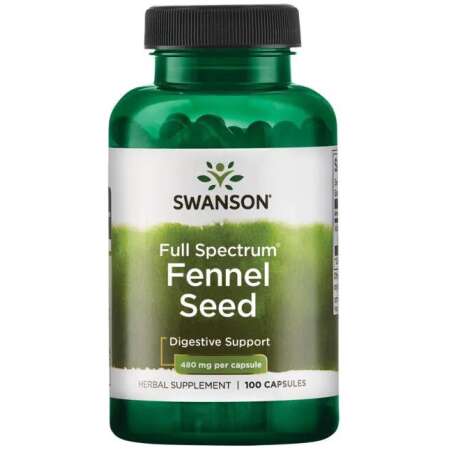Swanson Full Spectrum Fennel Seed, 480mg - 100 caps
