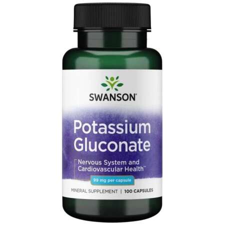 Swanson Potassium Gluconate, 99mg - 100 caps