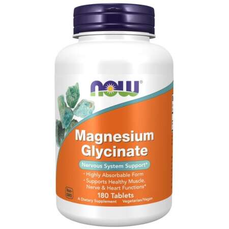NOW Foods Magnesium Glycinate - 180 tabs
