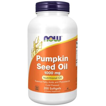 NOW Foods Pumpkin Seed Oil, 1000mg - 200 softgels