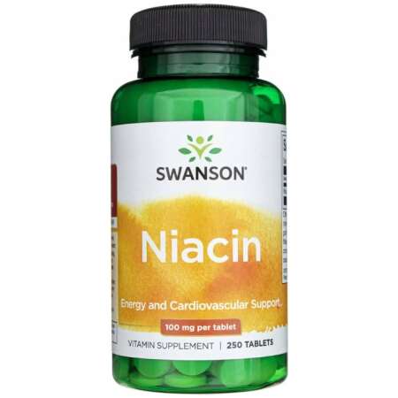 Swanson Niacin, 100mg - 250 tablets