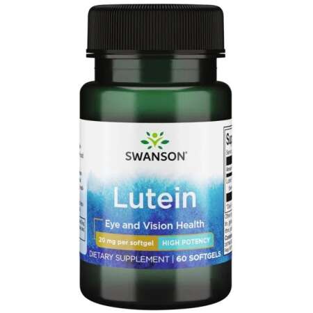 Swanson Lutein, 20mg - 60 softgels