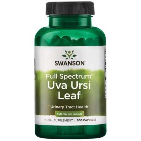 Swanson Full Spectrum Uva Ursi Leaf, 450mg - 100 caps