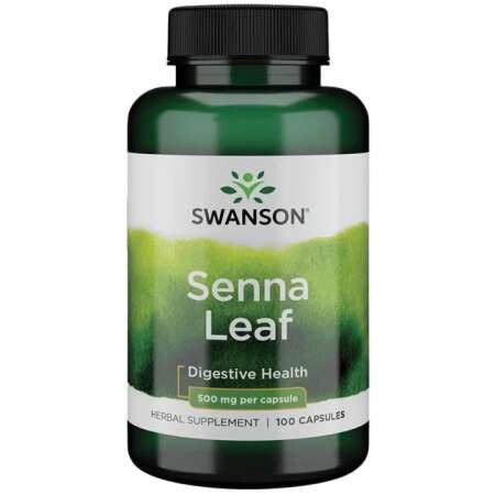 Swanson Senna Leaf, 500mg - 100 caps