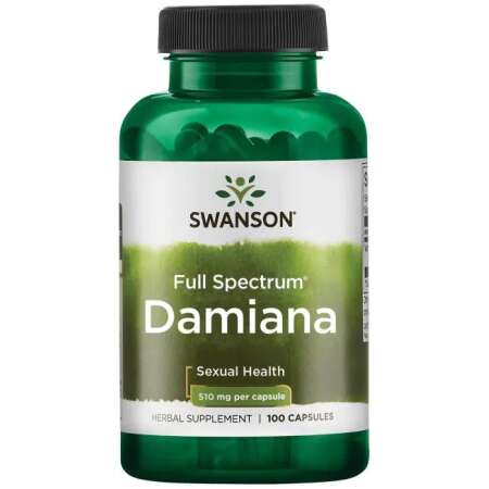 Swanson Damiana, 510mg - 100 caps