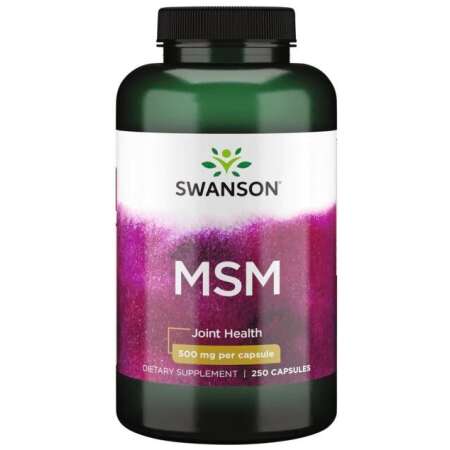 Swanson MSM, 500mg - 250 caps