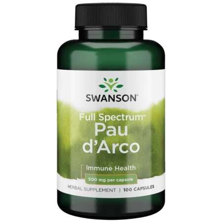 Swanson Full Spectrum Pau d'Arco, 500mg - 100 caps