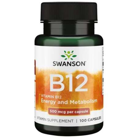 Swanson Vitamin B12, 500mcg - 100 caps