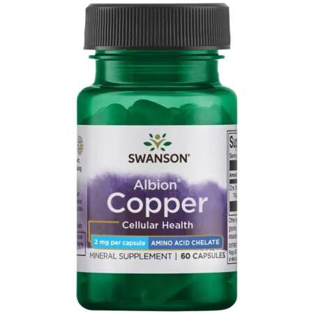 Swanson Albion Copper, 2mg - 60 caps