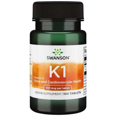 Swanson Vitamin K1, 100mcg - 100 tablets