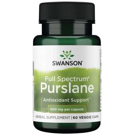 Swanson Full Spectrum Purslane, 400mg - 60 vcaps