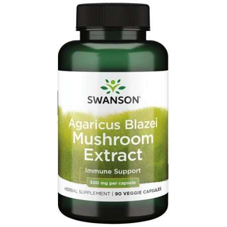 Swanson Agaricus Blazei Mushroom Extract, 500mg - 90 vcaps