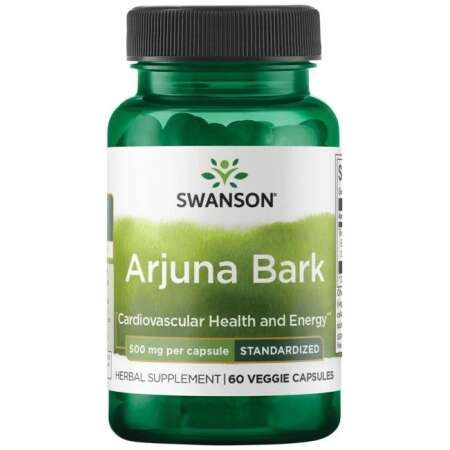 Swanson Arjuna Bark, 500mg - 60 vcaps