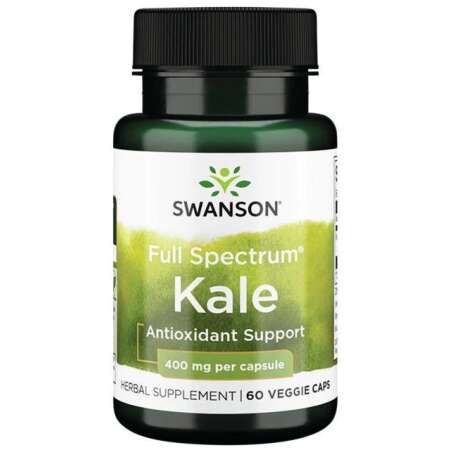 Swanson Full Spectrum Kale, 400mg - 60 vcaps