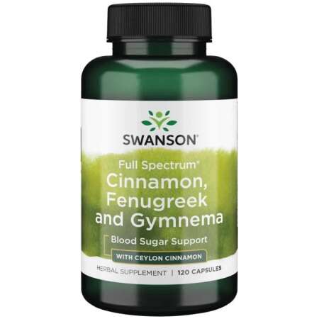 Swanson Full Spectrum Cinnamon, Fenugreek and Gymnema - 120 caps