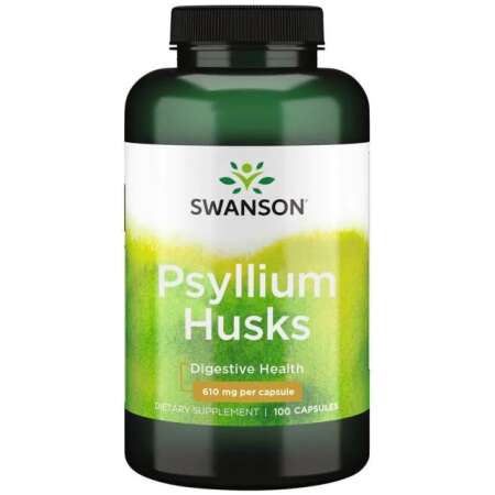 Swanson Psyllium Husks, 610mg - 100 caps