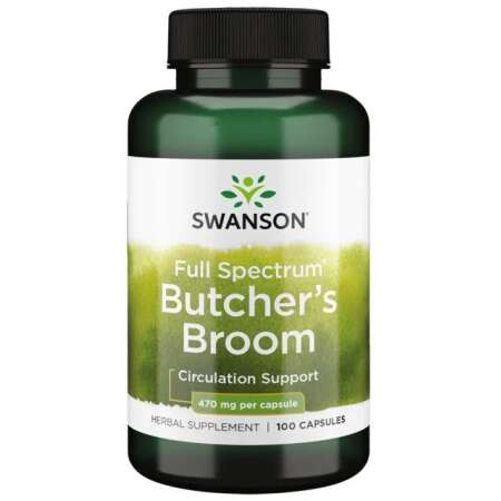 Swanson Full Spectrum Butcher's Broom, 470mg - 100 caps