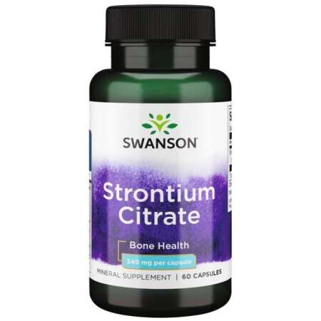 Swanson Strontium Citrate, 340mg - 60 caps