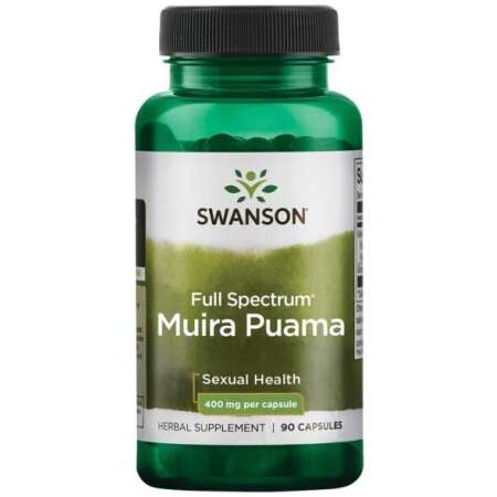 Swanson Full Spectrum Muira Puama, 400mg - 90 caps
