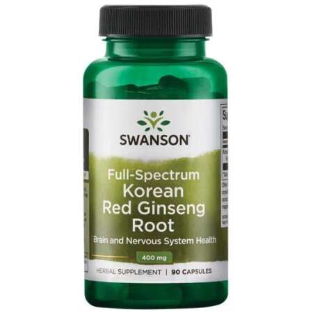 Swanson Full Spectrum Korean Red Ginseng Root, 400mg - 90 caps