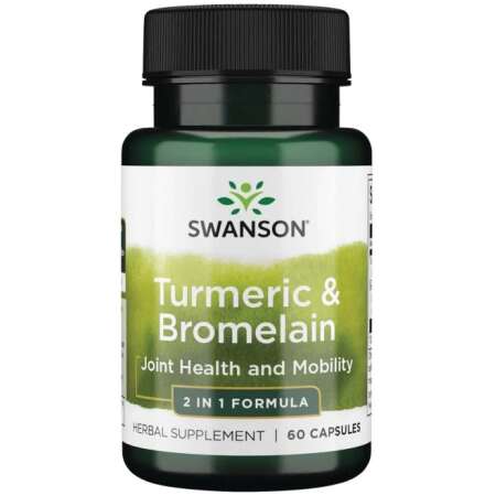 Swanson Turmeric & Bromelain - 60 caps