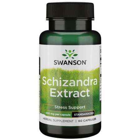 Swanson Schizandra Extract, 500mg - 60 caps