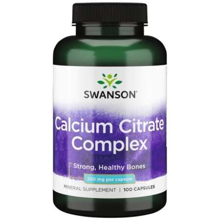 Swanson Calcium Citrate Complex, 250mg - 100 caps