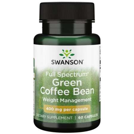 Swanson Full Spectrum Green Coffee Bean, 400mg - 60 caps