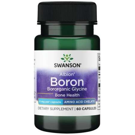 Swanson Albion Boron Glycine, 6mg - 60 caps