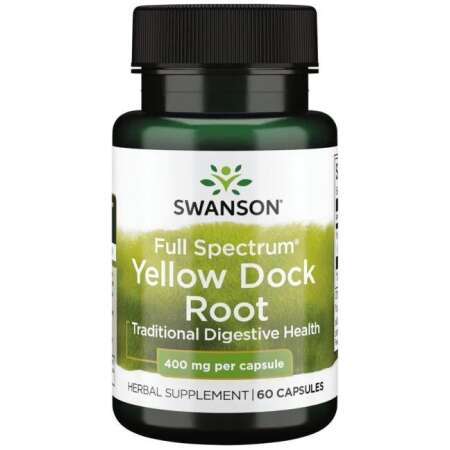 Swanson Full Spectrum Yellow Dock Root, 400mg - 60 caps