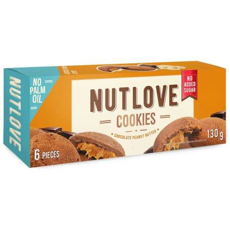 Allnutrition Nutlove Cookies, Chocolate Peanut Butter - 6 cookies