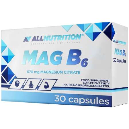 Allnutrition MAG B6, 670mg - 30 caps