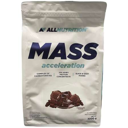 Allnutrition Mass Acceleration, Chocolate - 3000g