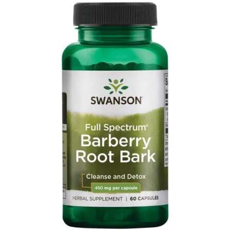 Swanson Full Spectrum Barberry Root Bark, 450mg - 60 caps