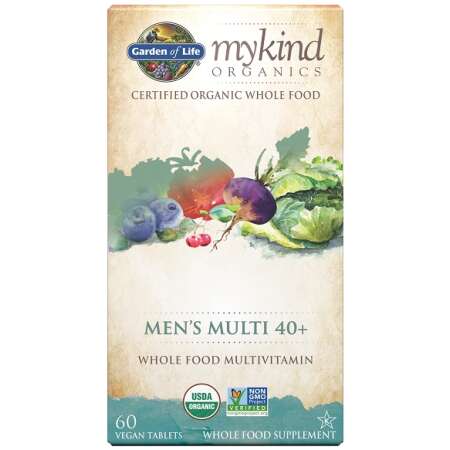 Garden of Life Mykind Men's Multi 40+ - 60 vegan tablets