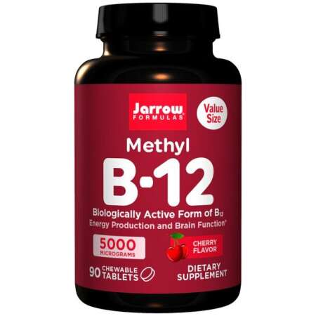 Jarrow Formulas Methyl B-12, 5000mcg (Cherry) - 90 chewable tabs
