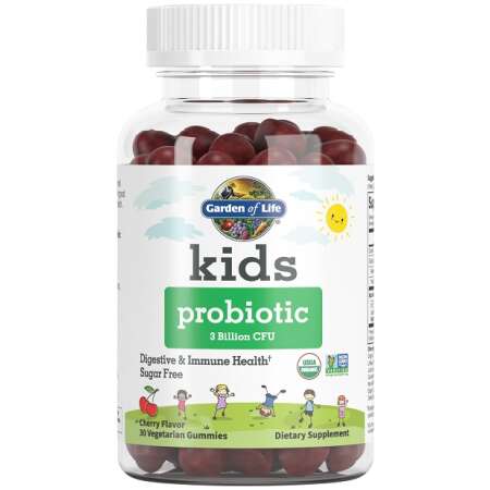 Garden of Life Kids Probiotic, 3 Billion CFU (Cherry) - 30 gummies
