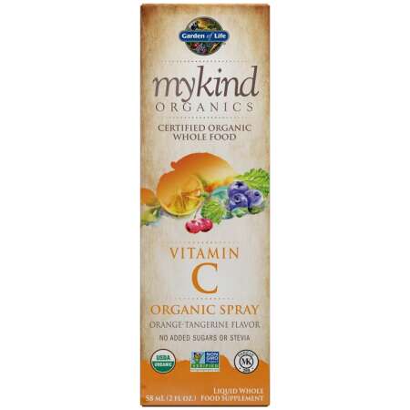 Garden of Life Mykind Vitamin C Spray, Orange-Tangerine - 58 ml.