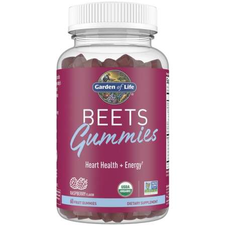 Garden of Life Beets Gummies, Raspberry - 60 gummies