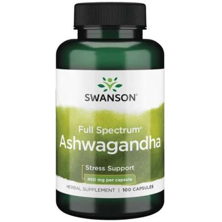 Swanson Full Spectrum Ashwagandha, 450mg - 100 caps