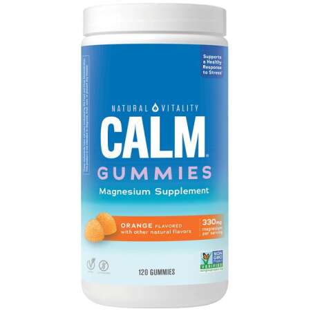 Natural Vitality Calm Gummies, Orange - 120 gummies