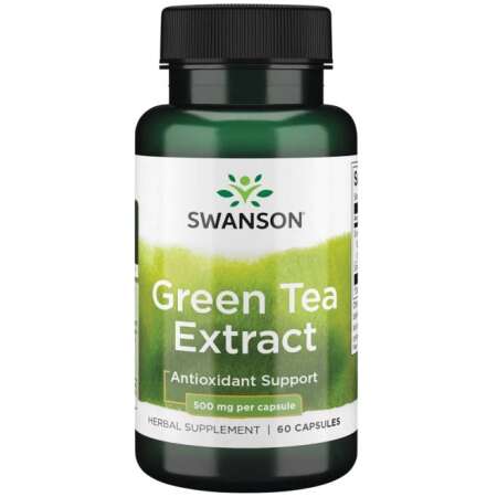 Swanson Green Tea Extract, 500mg - 60 caps