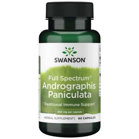 Swanson Full Spectrum Andrographis Paniculata, 400mg - 60 caps