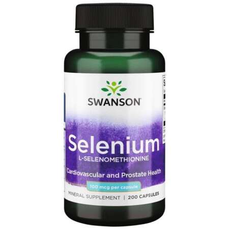 Swanson Selenium, 100mcg - 200 caps